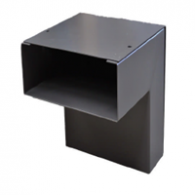 Wall Duct Outside 90° Adapter 24'' x 3.5''